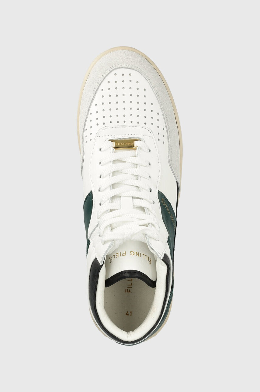 Filling Pieces Кожени маратонки Mid Ace Spin в зелено 55333491926 - Pepit.bg