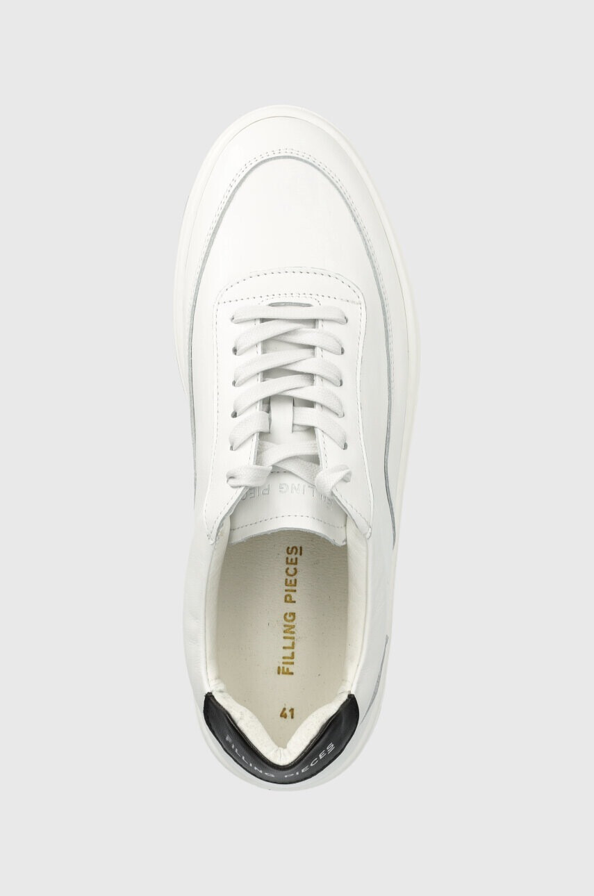 Filling Pieces Кожени маратонки Mondo Lux в бяло 46722901812 - Pepit.bg