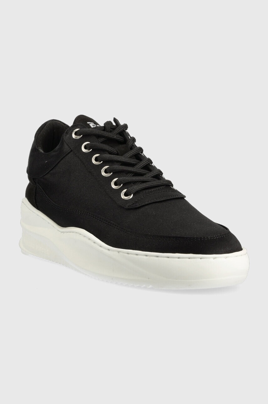 Filling Pieces Маратонки Low Eva Sky Satin в черно 51433121861 - Pepit.bg