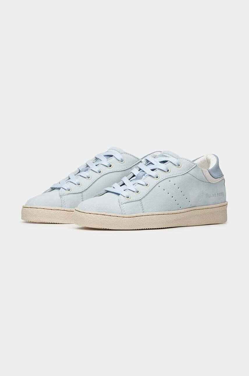 Filling Pieces Велурени маратонки Frame Suede в синьо 71722791931 - Pepit.bg
