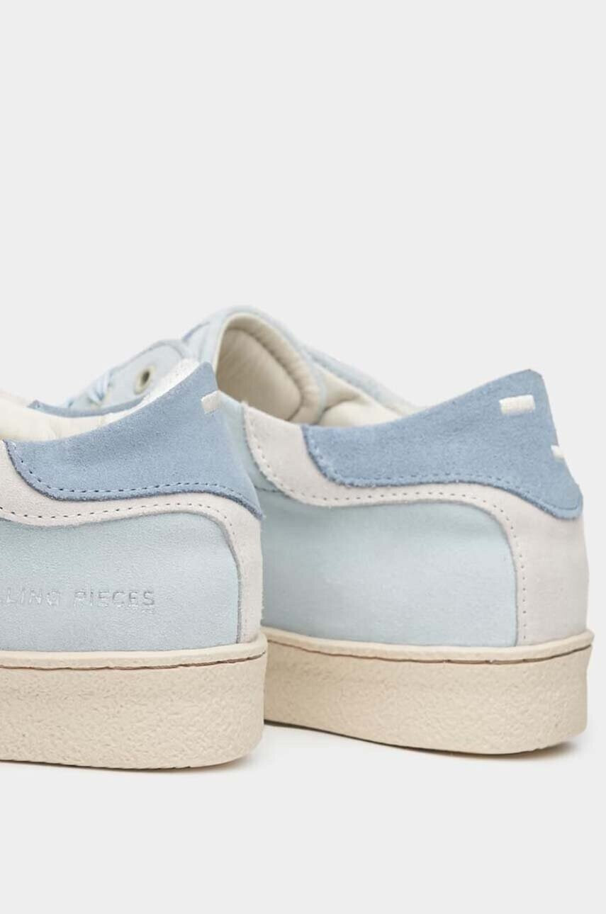 Filling Pieces Велурени маратонки Frame Suede в синьо 71722791931 - Pepit.bg