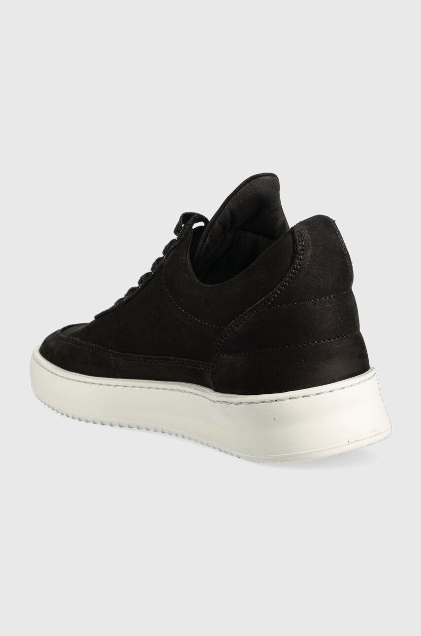 Filling Pieces Велурени маратонки Low Top Ripple в черно 25121721863 - Pepit.bg