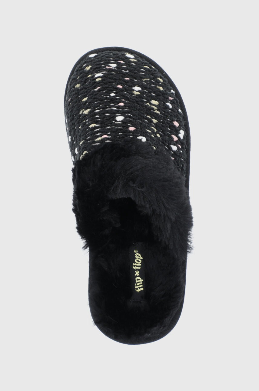 Flip*Flop Пантофи в черно - Pepit.bg