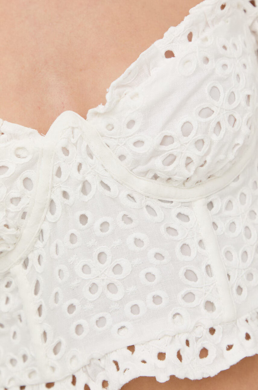 For Love & Lemons Ленен топ - Pepit.bg