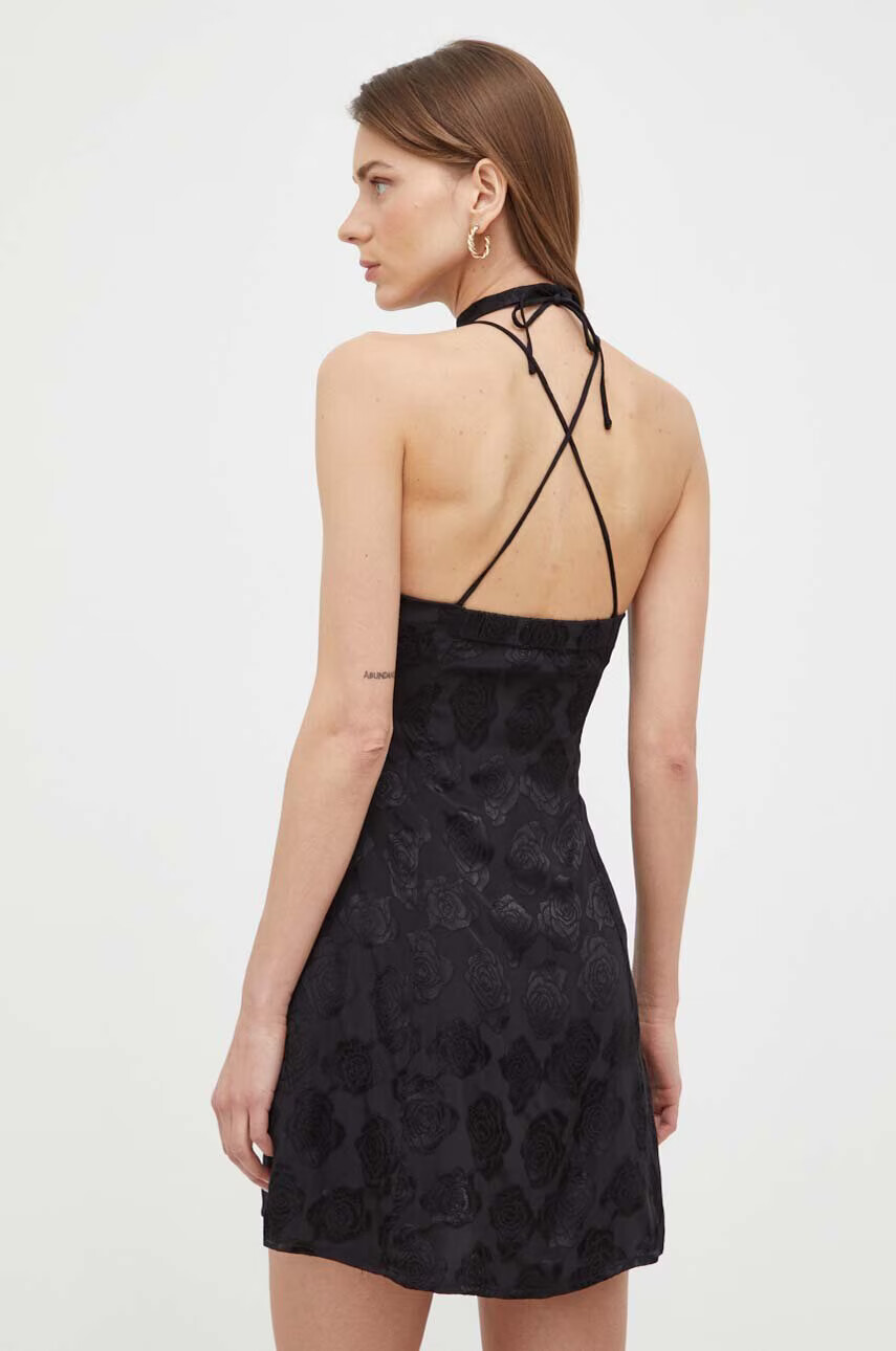 For Love & Lemons Рокля в черно къс модел със стандартна кройка - Pepit.bg