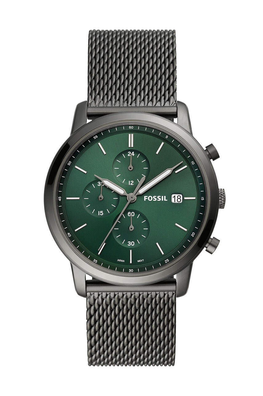Fossil Часовник мъжки в сиво - Pepit.bg