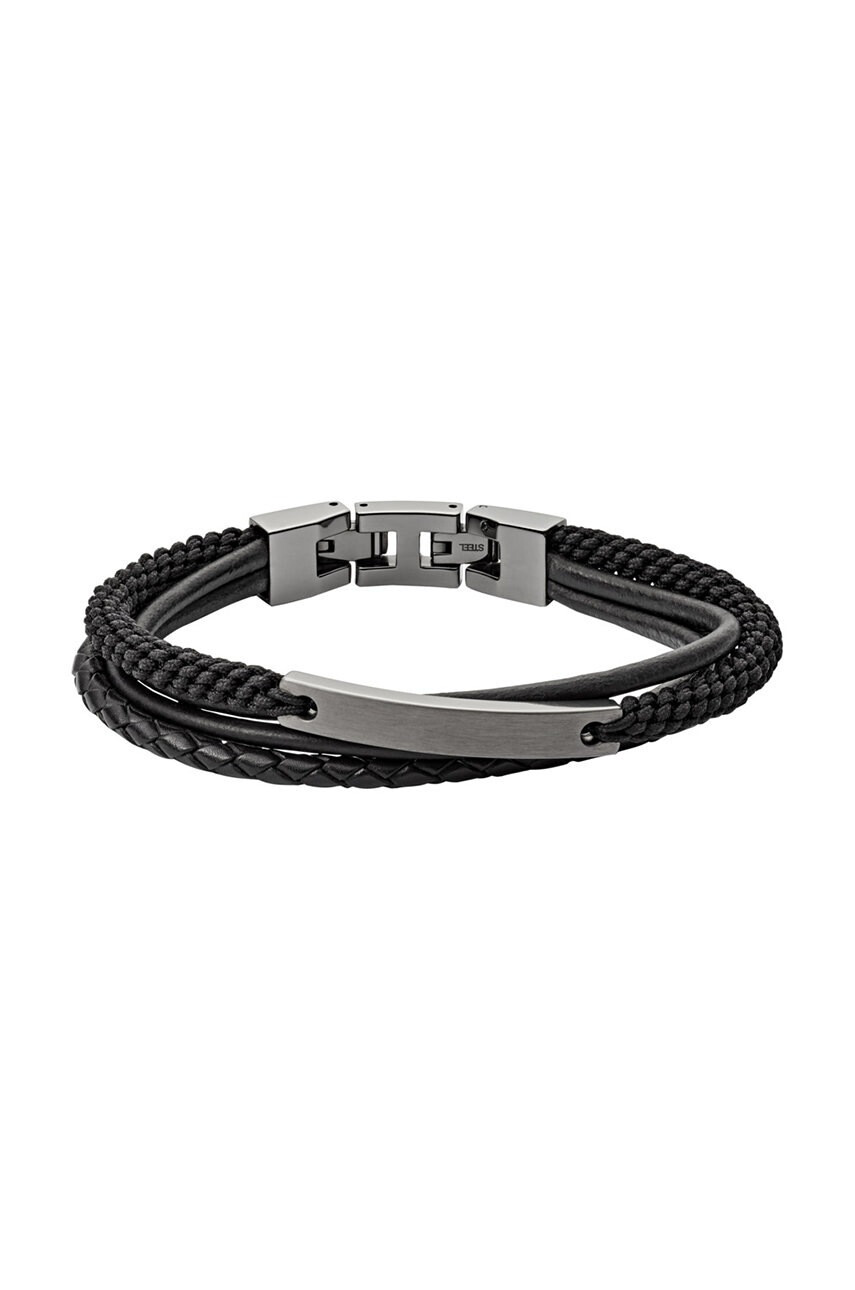 Fossil Кожена гривна - Pepit.bg
