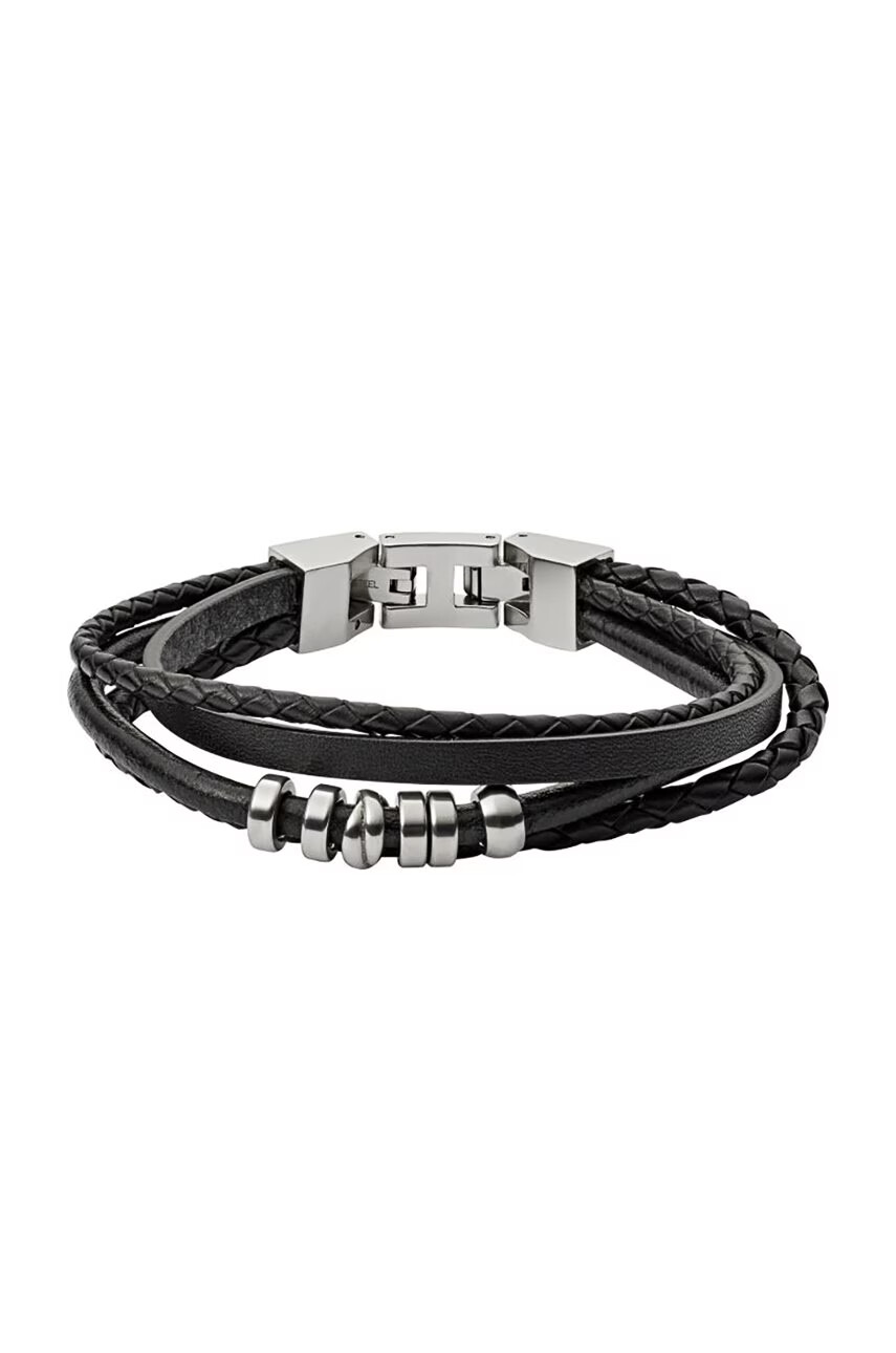 Fossil Кожена гривна - Pepit.bg