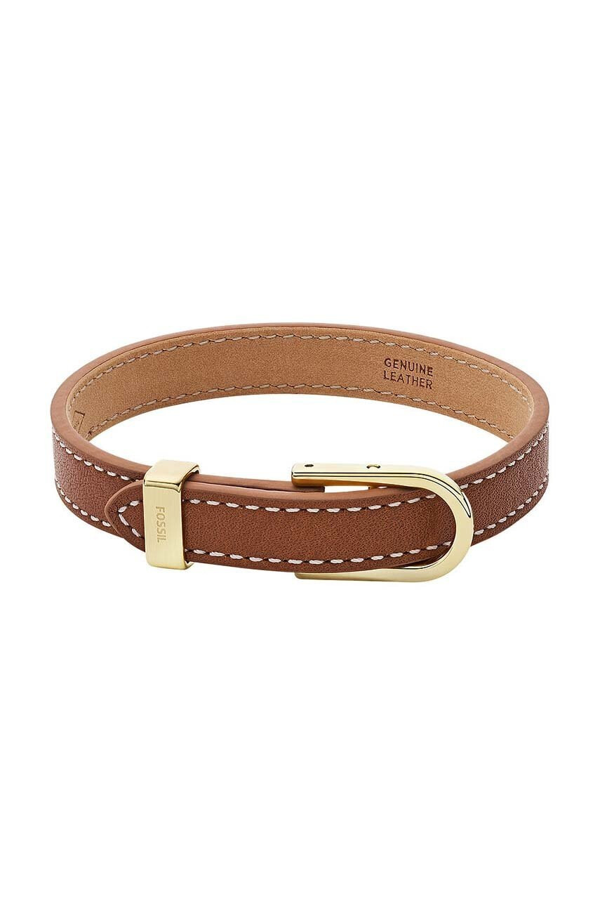 Fossil Кожена гривна - Pepit.bg