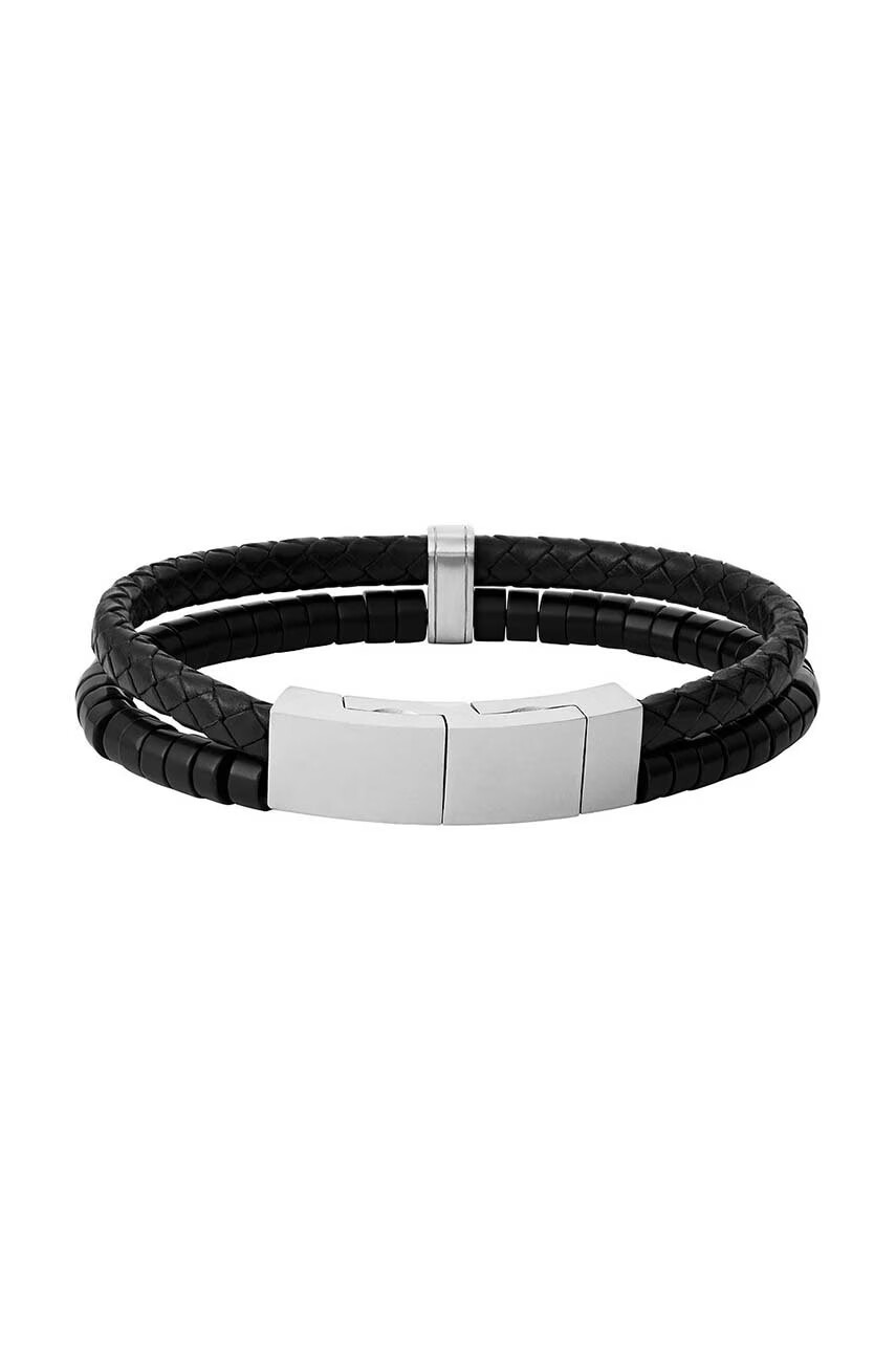 Fossil Кожена гривна дамска - Pepit.bg