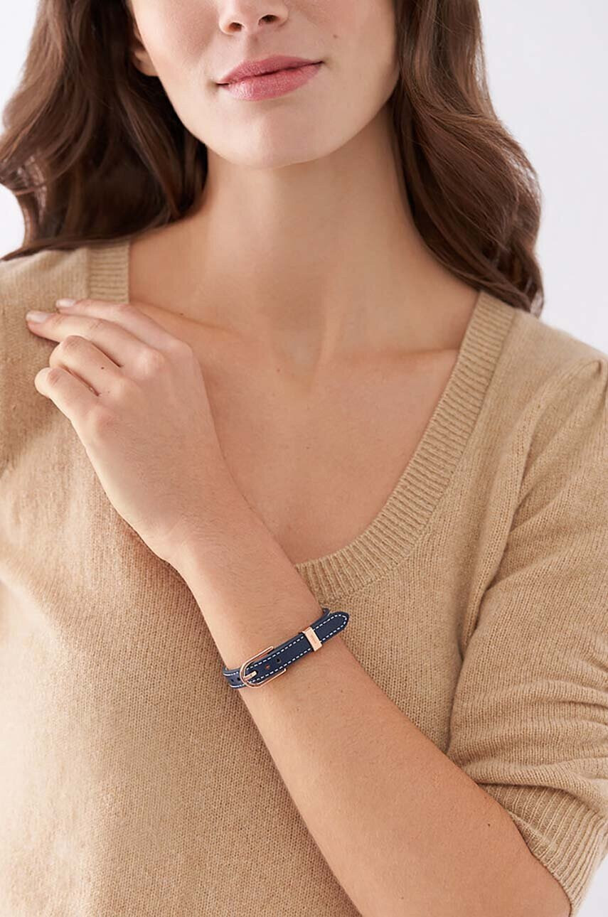 Fossil Кожена гривна дамска - Pepit.bg