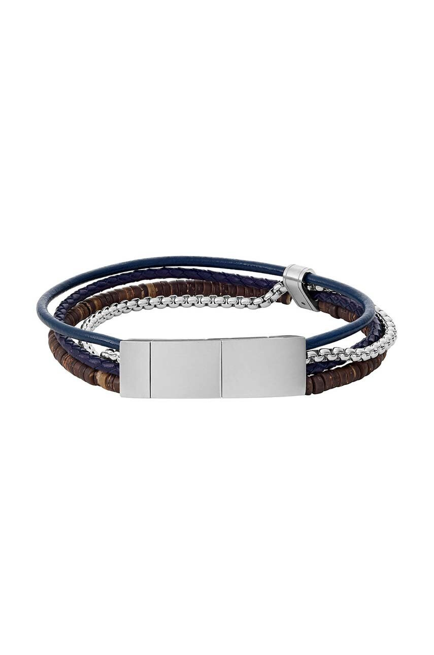 Fossil Кожена гривна - Pepit.bg