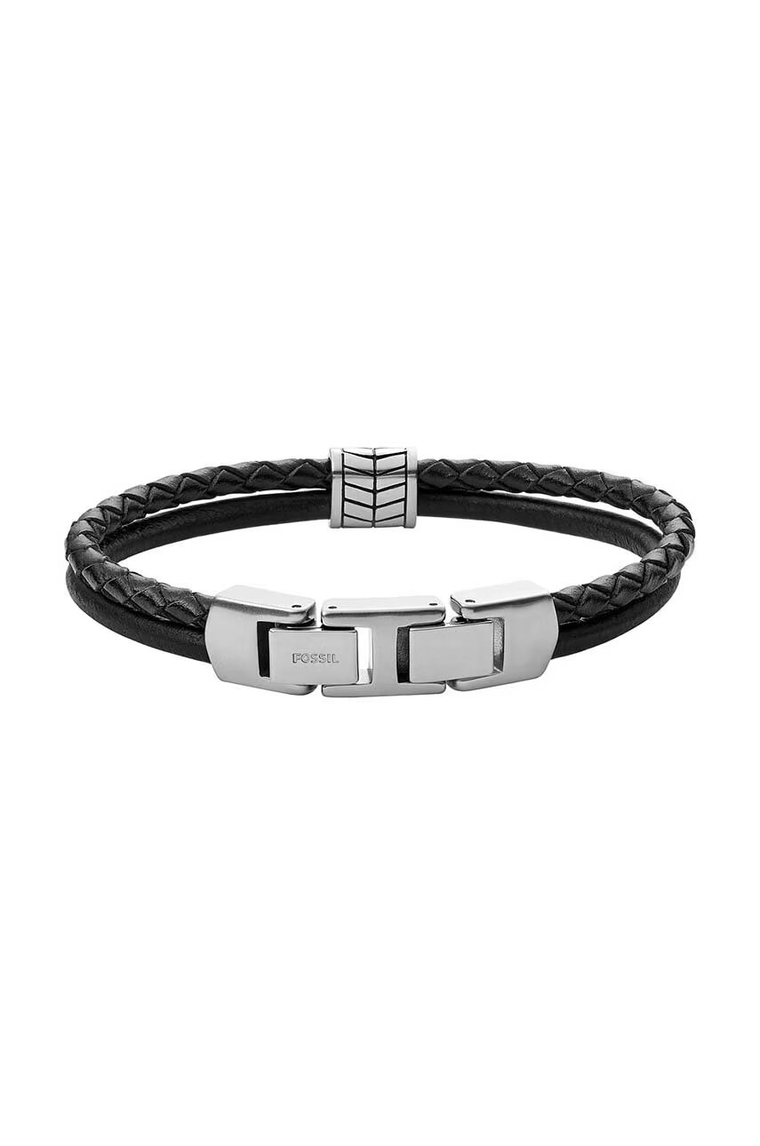 Fossil Кожена гривна - Pepit.bg