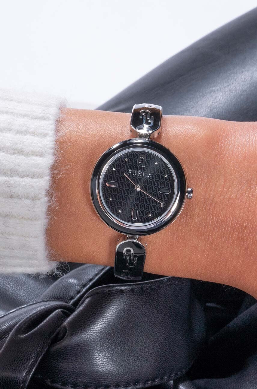 Furla Часовник дамски в черно - Pepit.bg