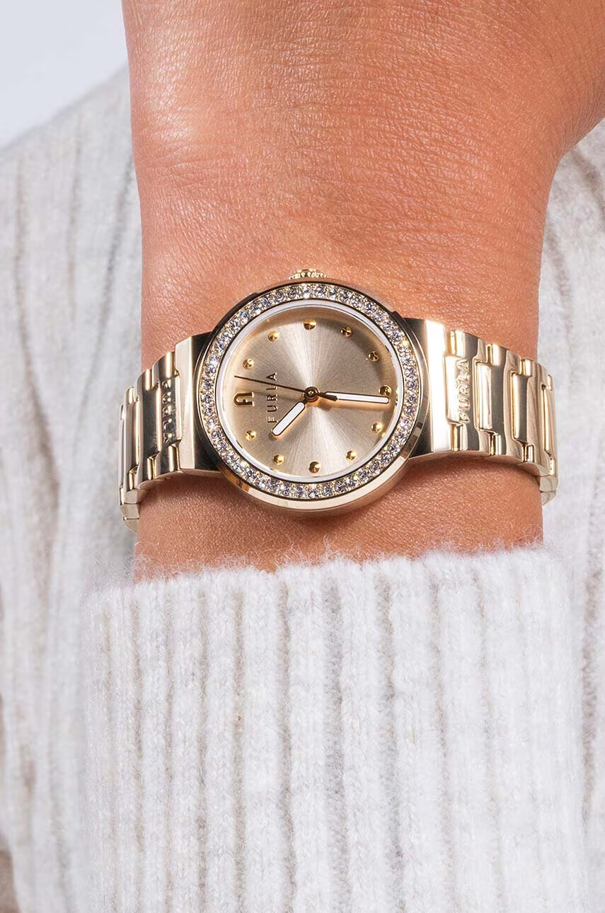 Furla Часовник WW00039003L2 дамски в златисто - Pepit.bg