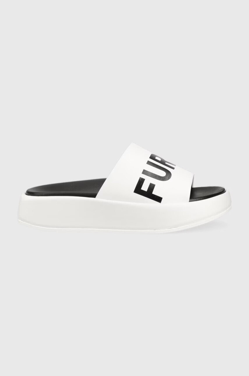 Furla Чехли Real Fusbet в бяло с платформа YE20REA BX0766 P2700 - Pepit.bg