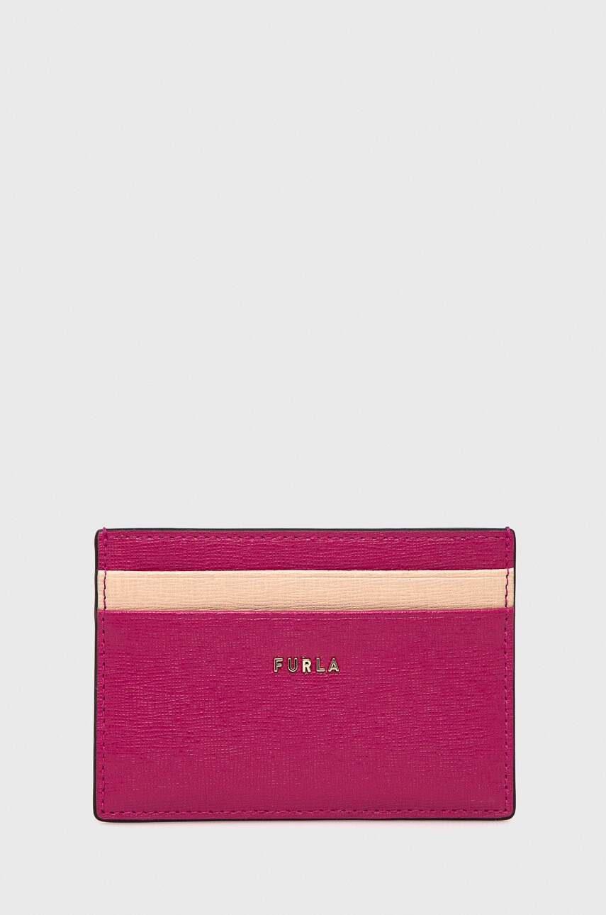 Furla Кожен калъф за карти дамски в зелено - Pepit.bg