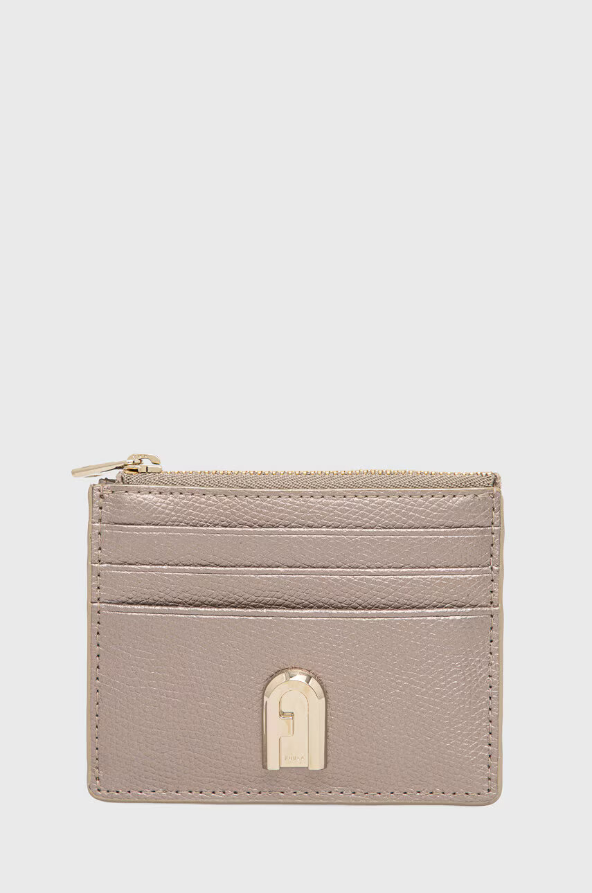 Furla Кожен калъф за карти 1927 дамски в жълто - Pepit.bg