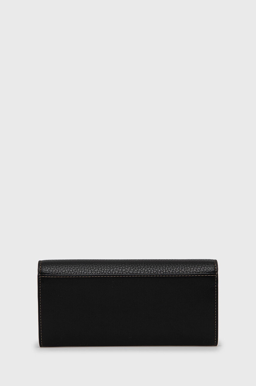 Furla Кожен портфейл дамски в черно - Pepit.bg