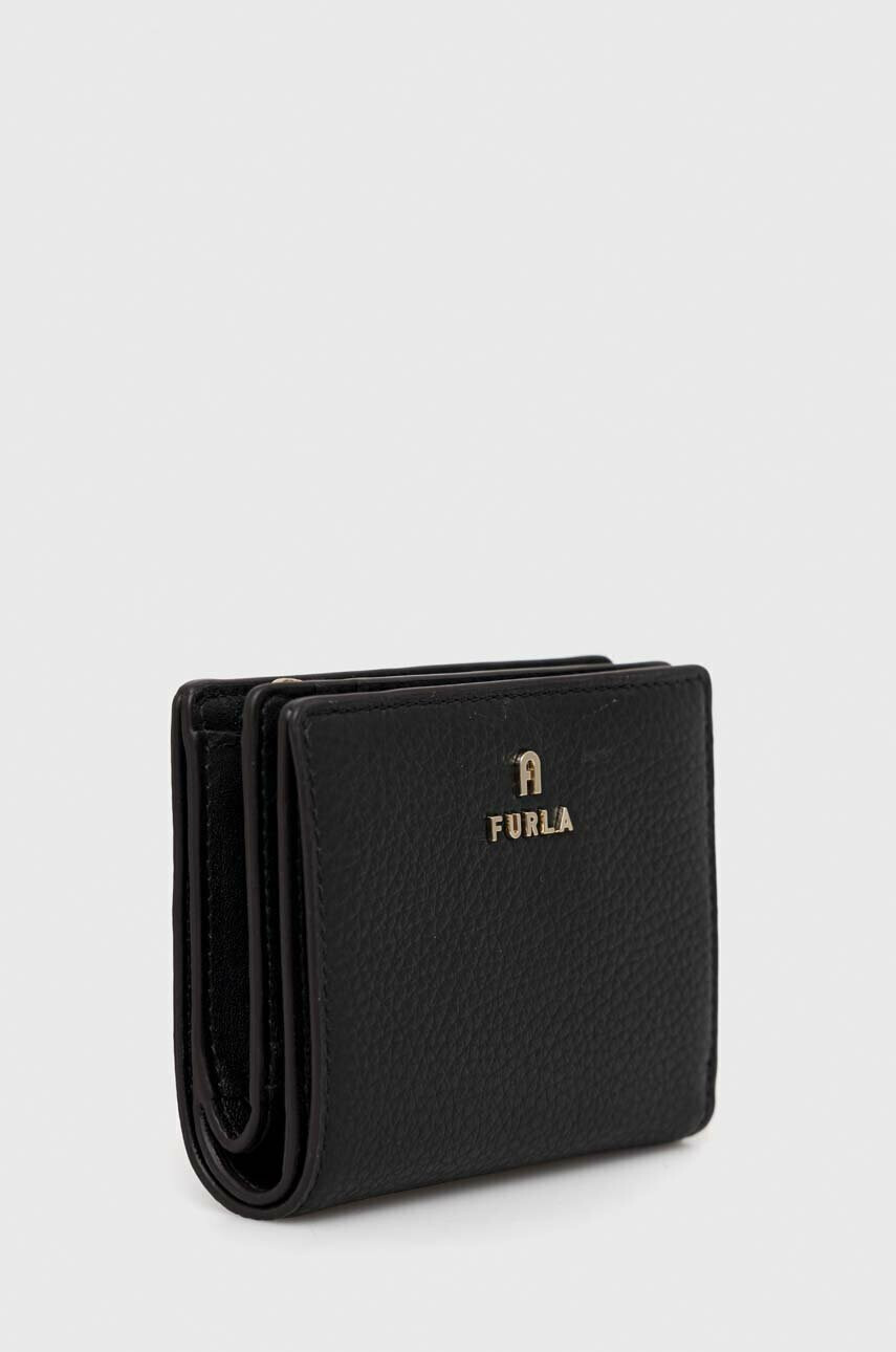 Furla Кожен портфейл дамски в черно - Pepit.bg