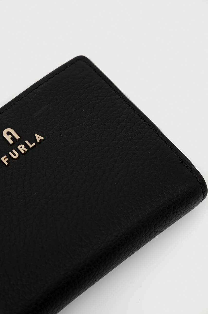 Furla Кожен портфейл дамски в черно - Pepit.bg