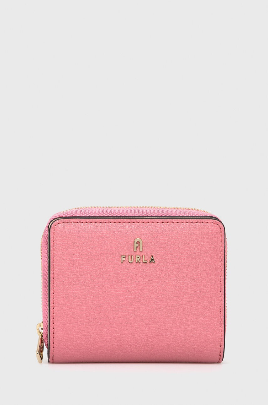 Furla Кожен портфейл дамски в лилаво - Pepit.bg