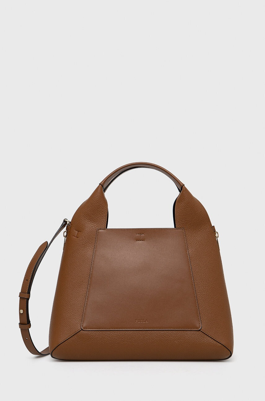 Furla Кожена чанта - Pepit.bg