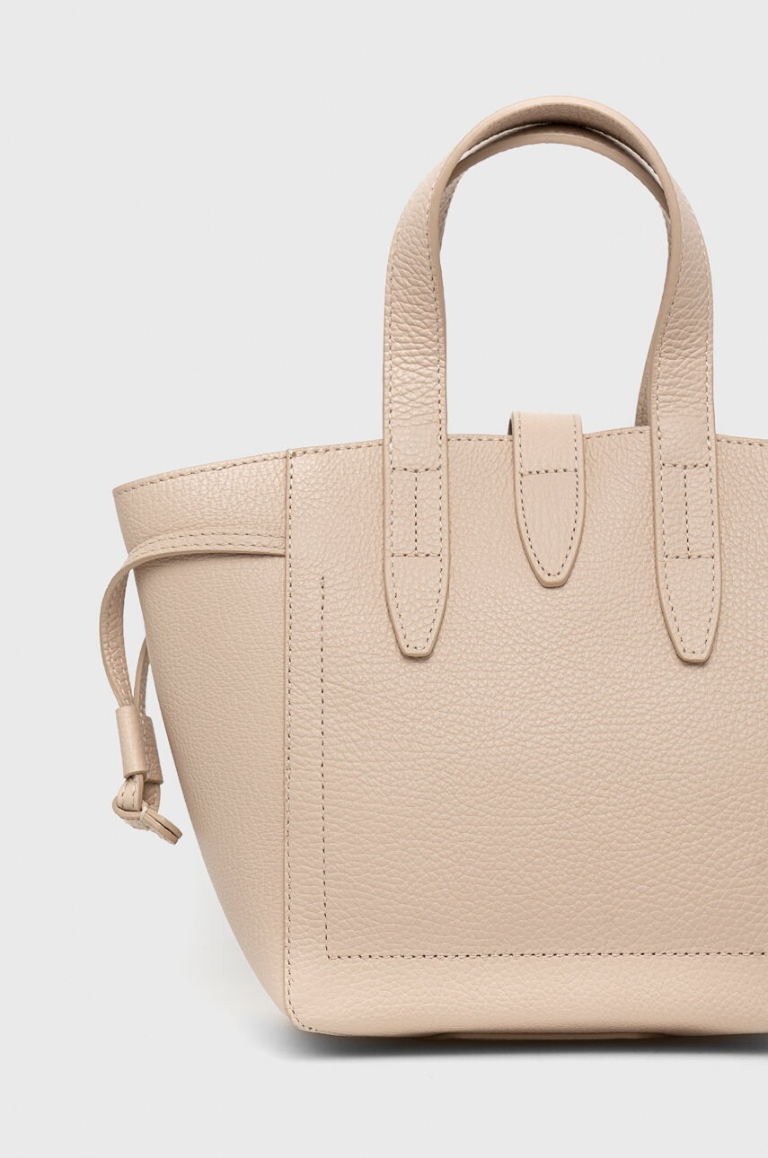 Furla Кожена чанта в розово - Pepit.bg