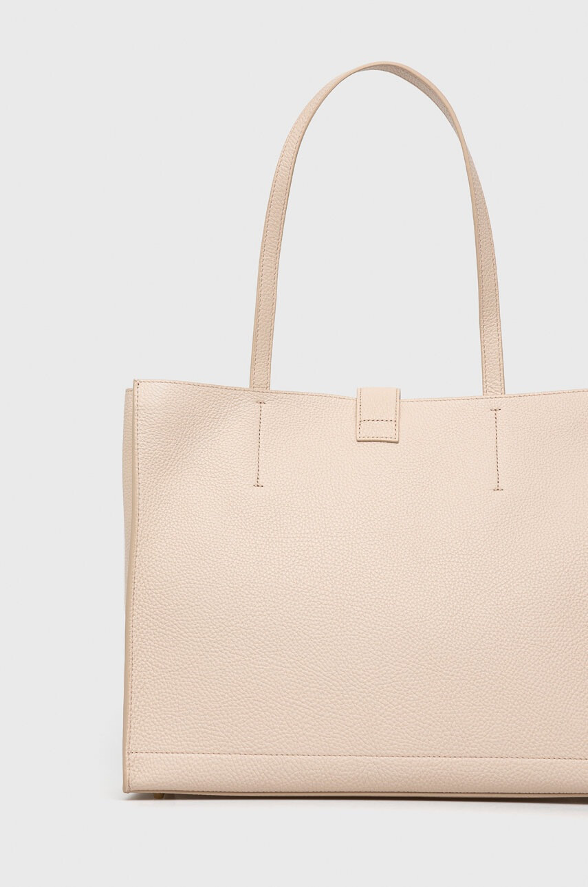 Furla Кожена чанта в бежово - Pepit.bg