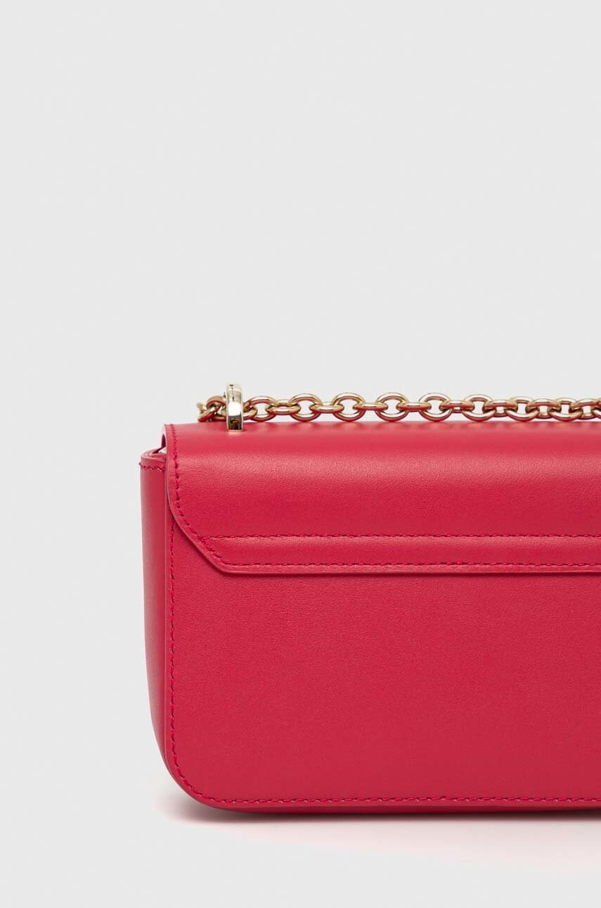 Furla Кожена чанта в розово - Pepit.bg