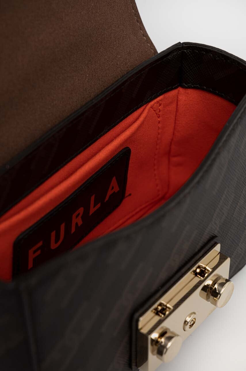 Furla Кожена чанта в кафяво - Pepit.bg