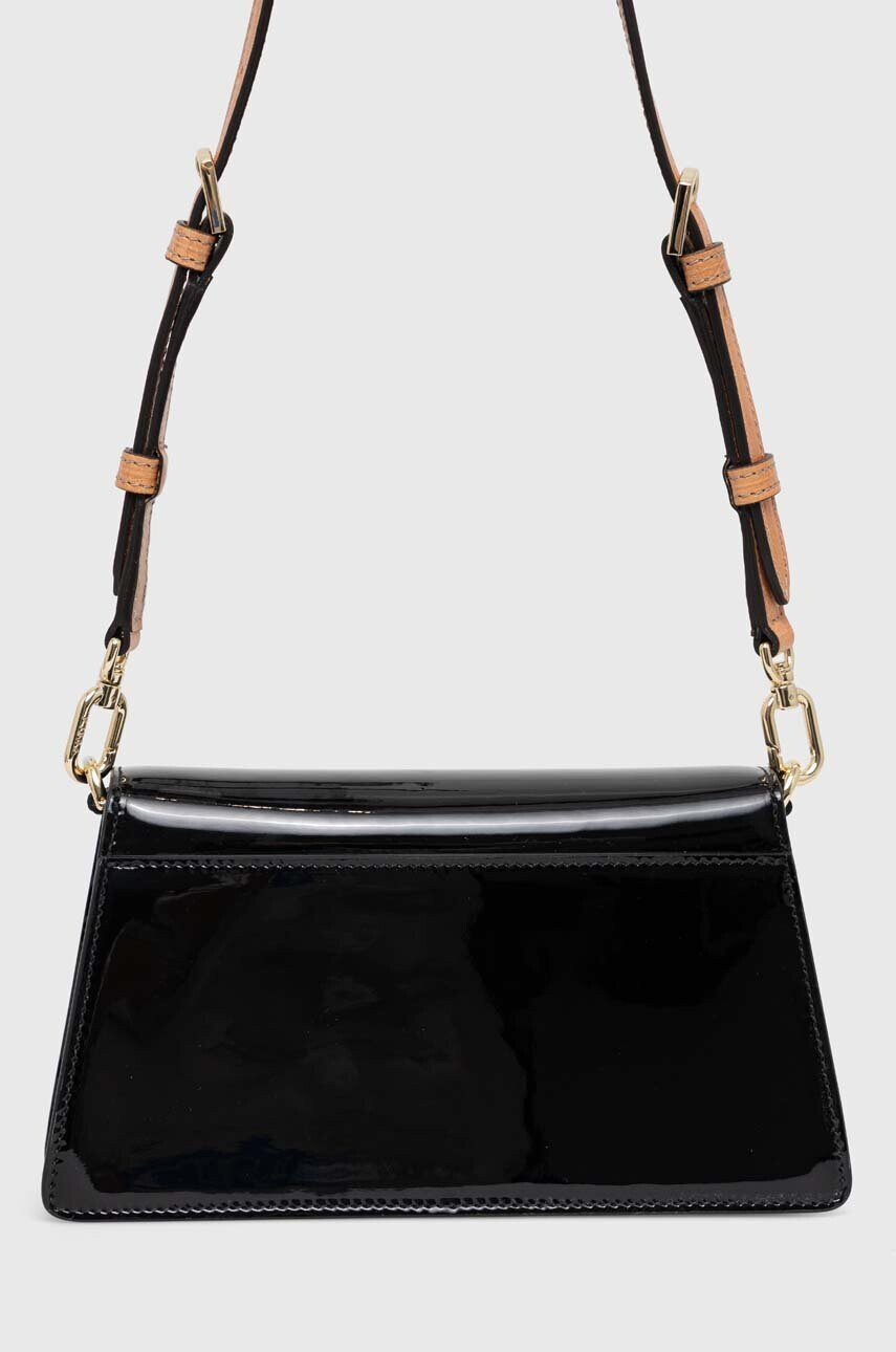 Furla Кожена чанта в черно - Pepit.bg