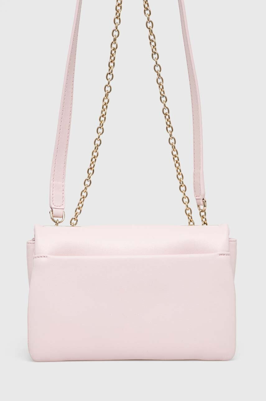 Furla Кожена чанта в розово - Pepit.bg