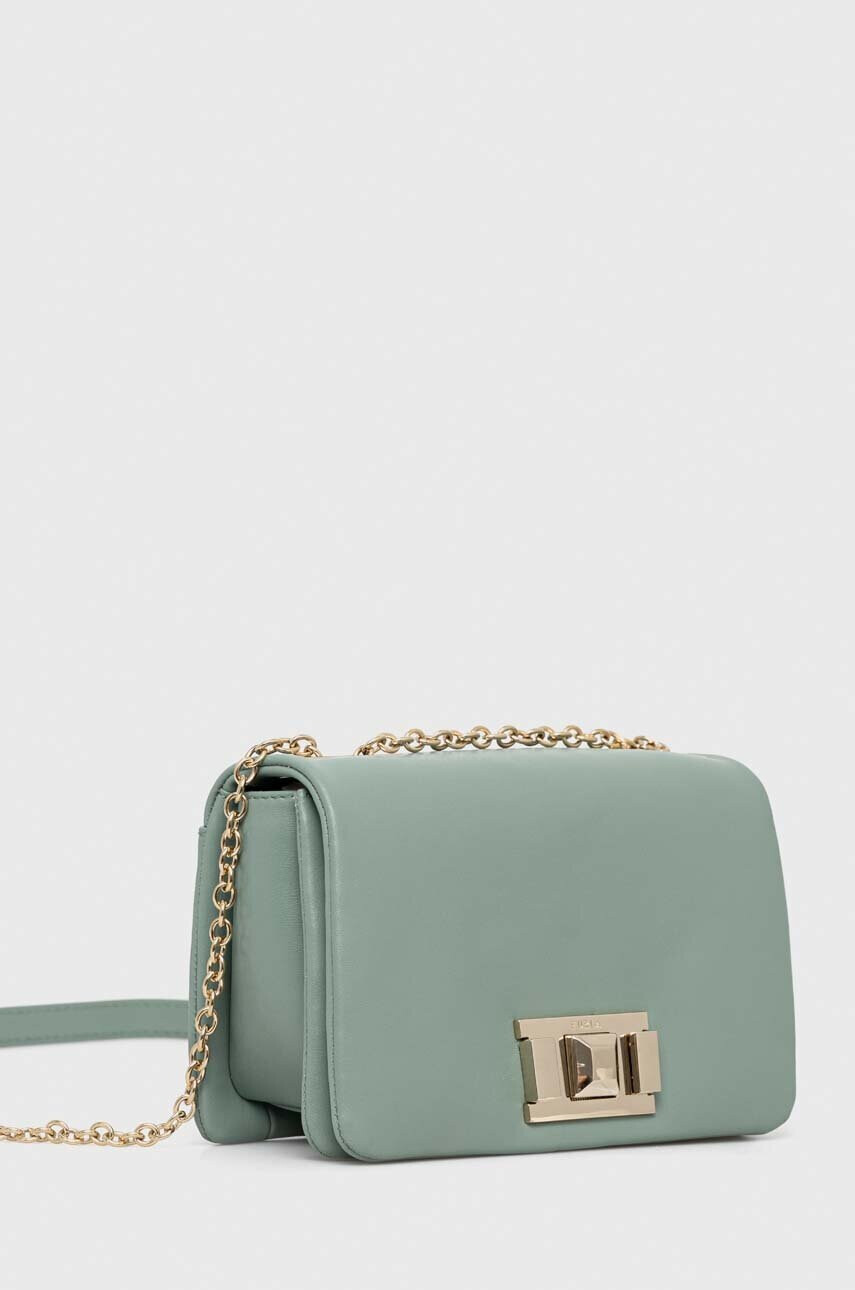 Furla Кожена чанта в зелено - Pepit.bg