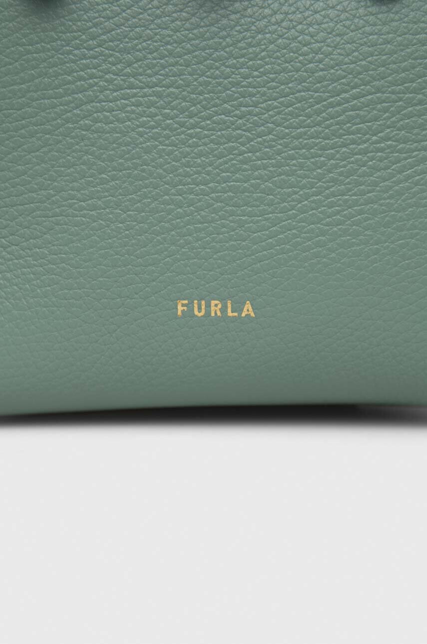Furla Кожена чанта в зелено - Pepit.bg