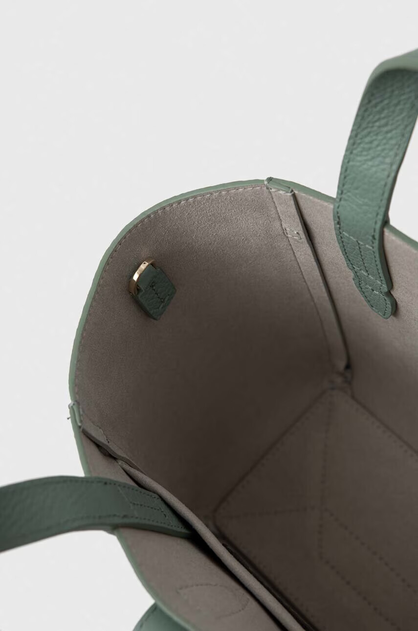 Furla Кожена чанта в зелено - Pepit.bg