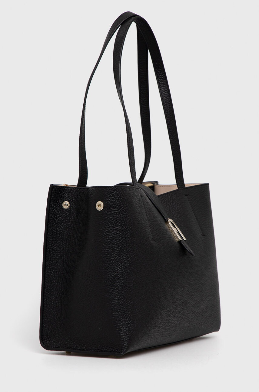 Furla Кожена чанта в розово - Pepit.bg