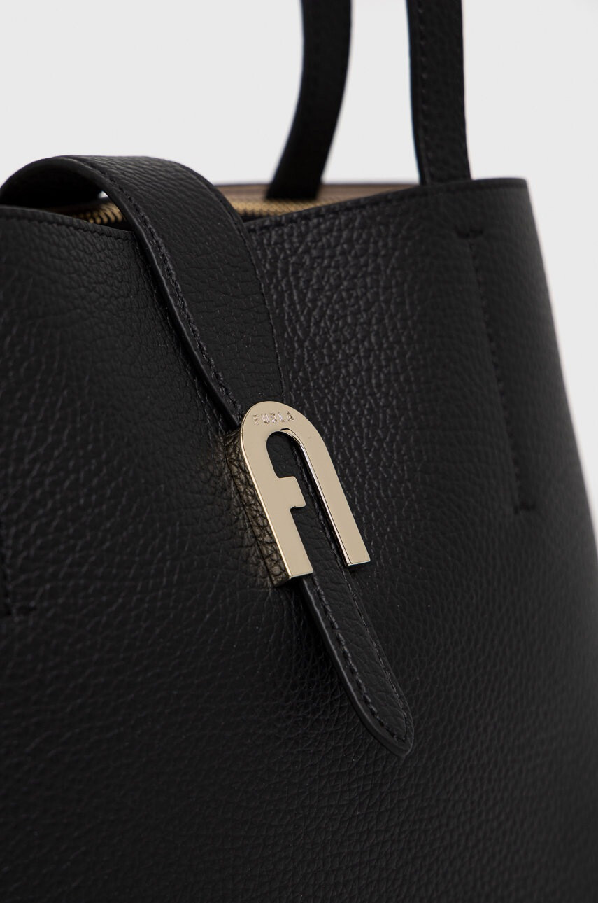 Furla Кожена чанта в розово - Pepit.bg
