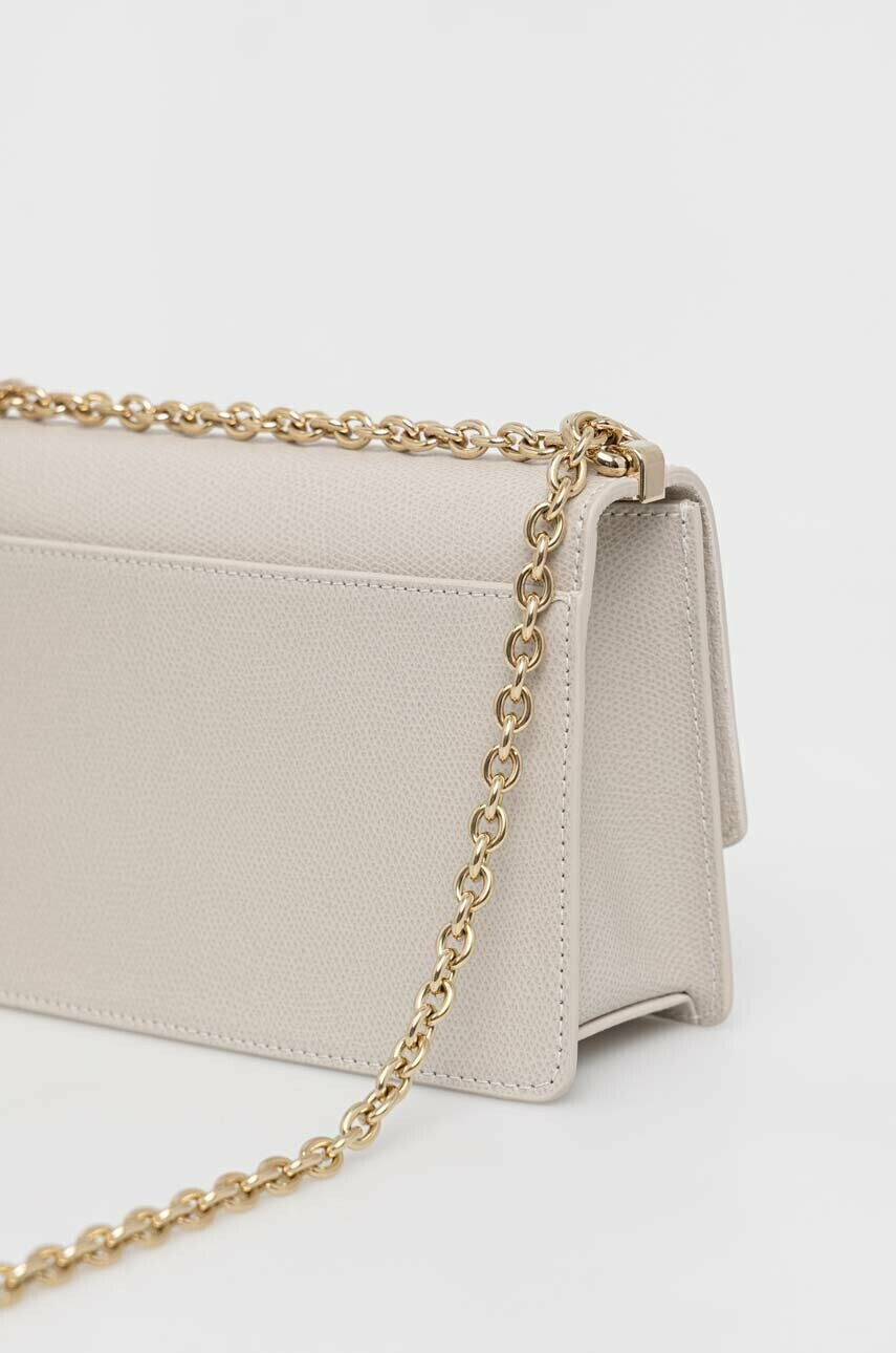 Furla Кожена чанта в сиво - Pepit.bg