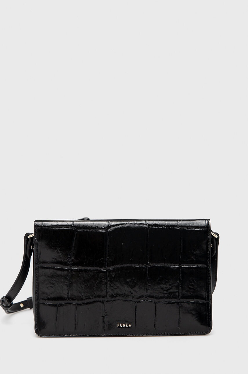 Furla Кожена чанта Babylon в бяло - Pepit.bg