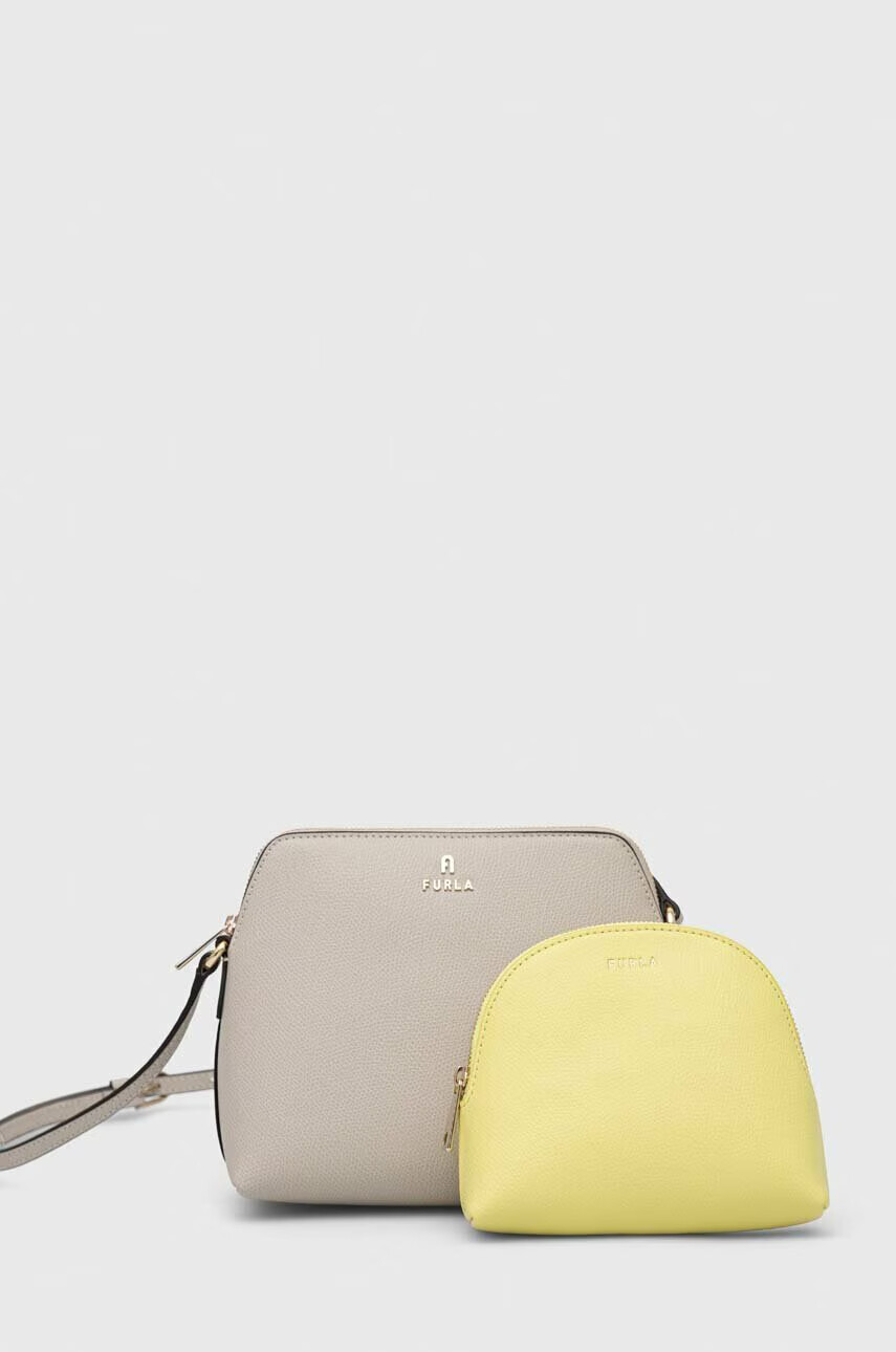 Furla Кожена чанта Camelia - Pepit.bg