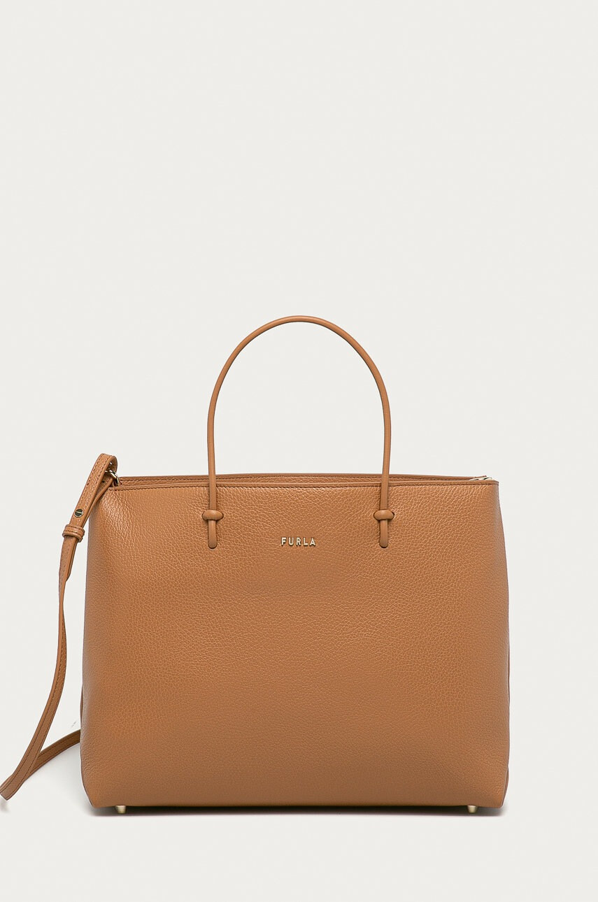Furla Кожена чанта Essential - Pepit.bg