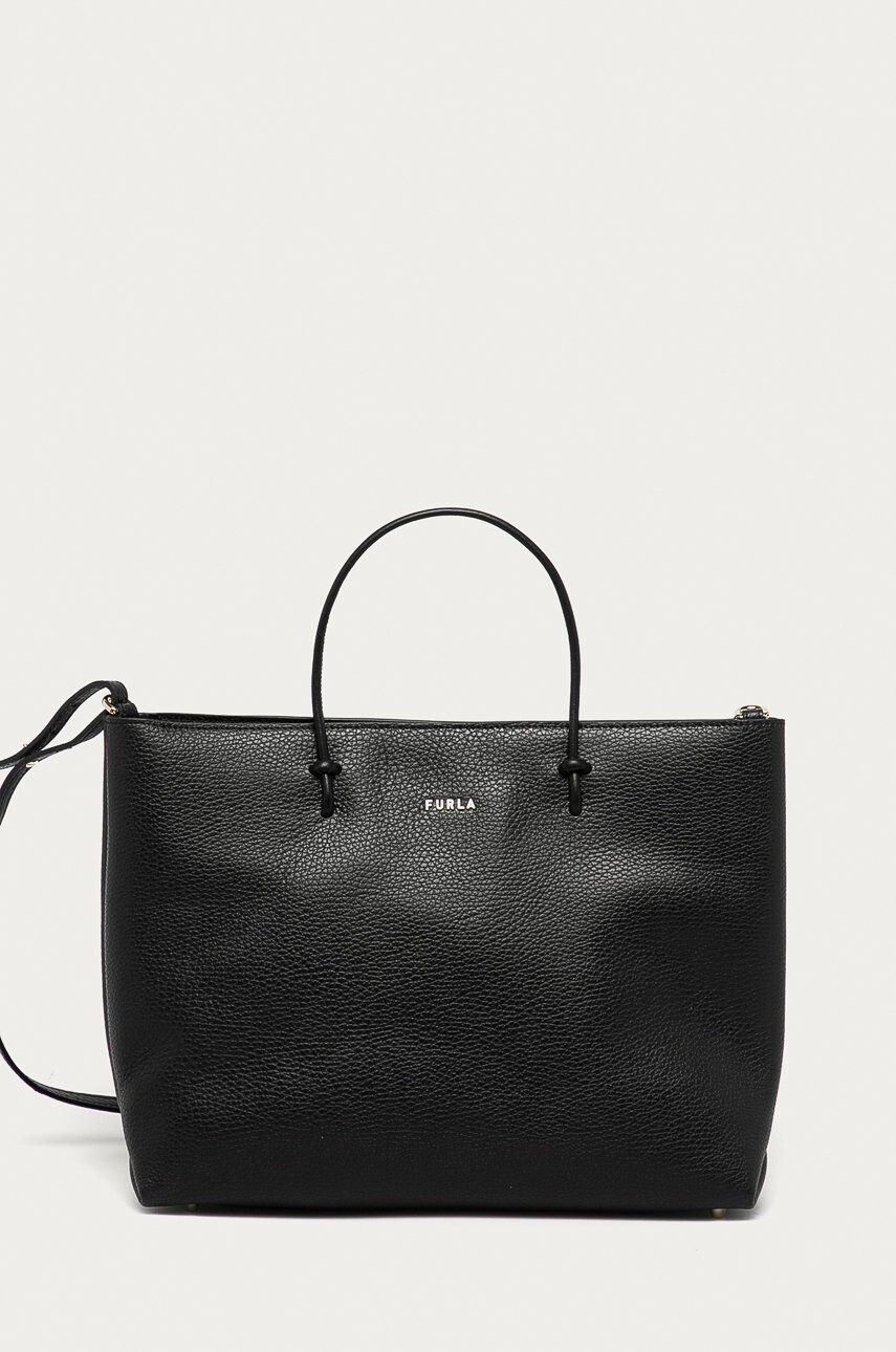Furla Кожена чанта Essential - Pepit.bg