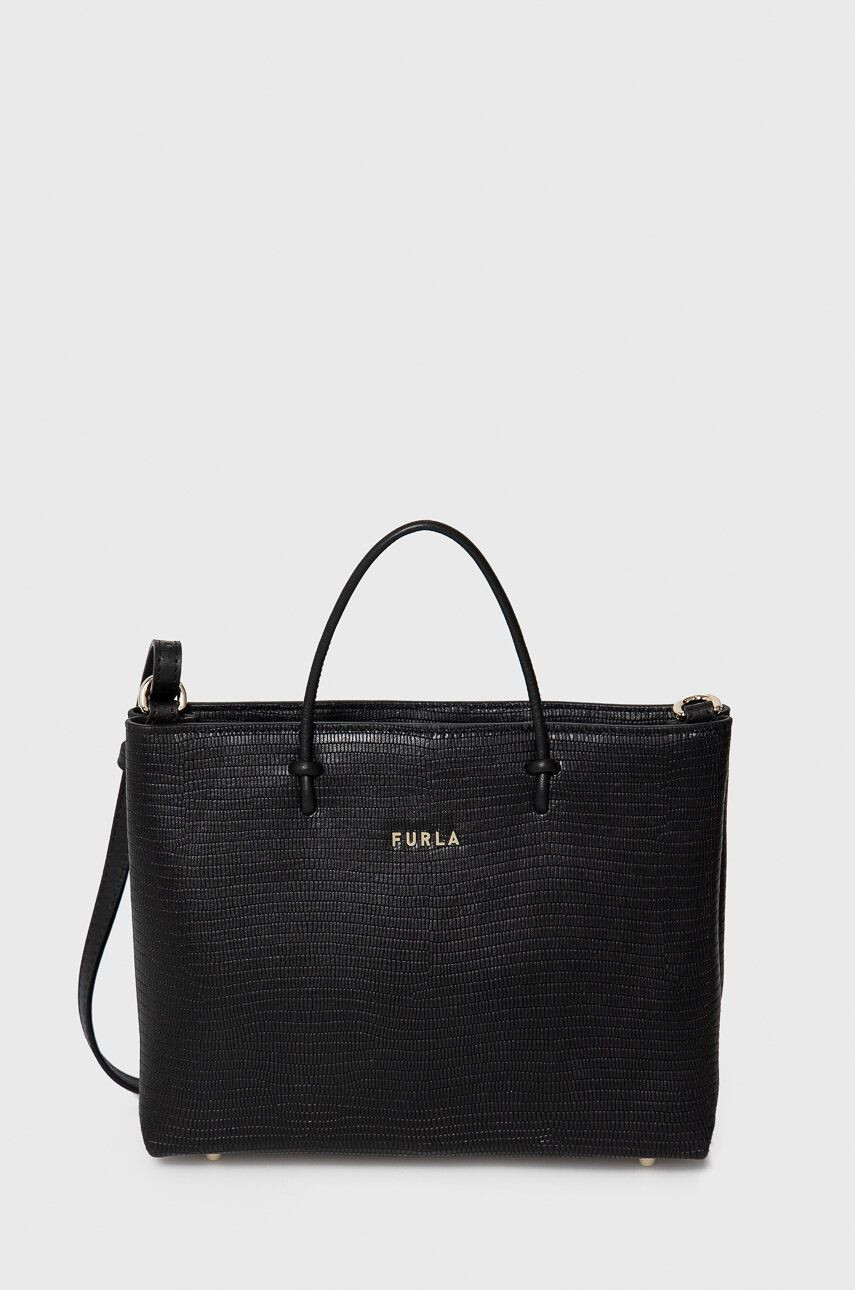 Furla Кожена чанта Essential - Pepit.bg