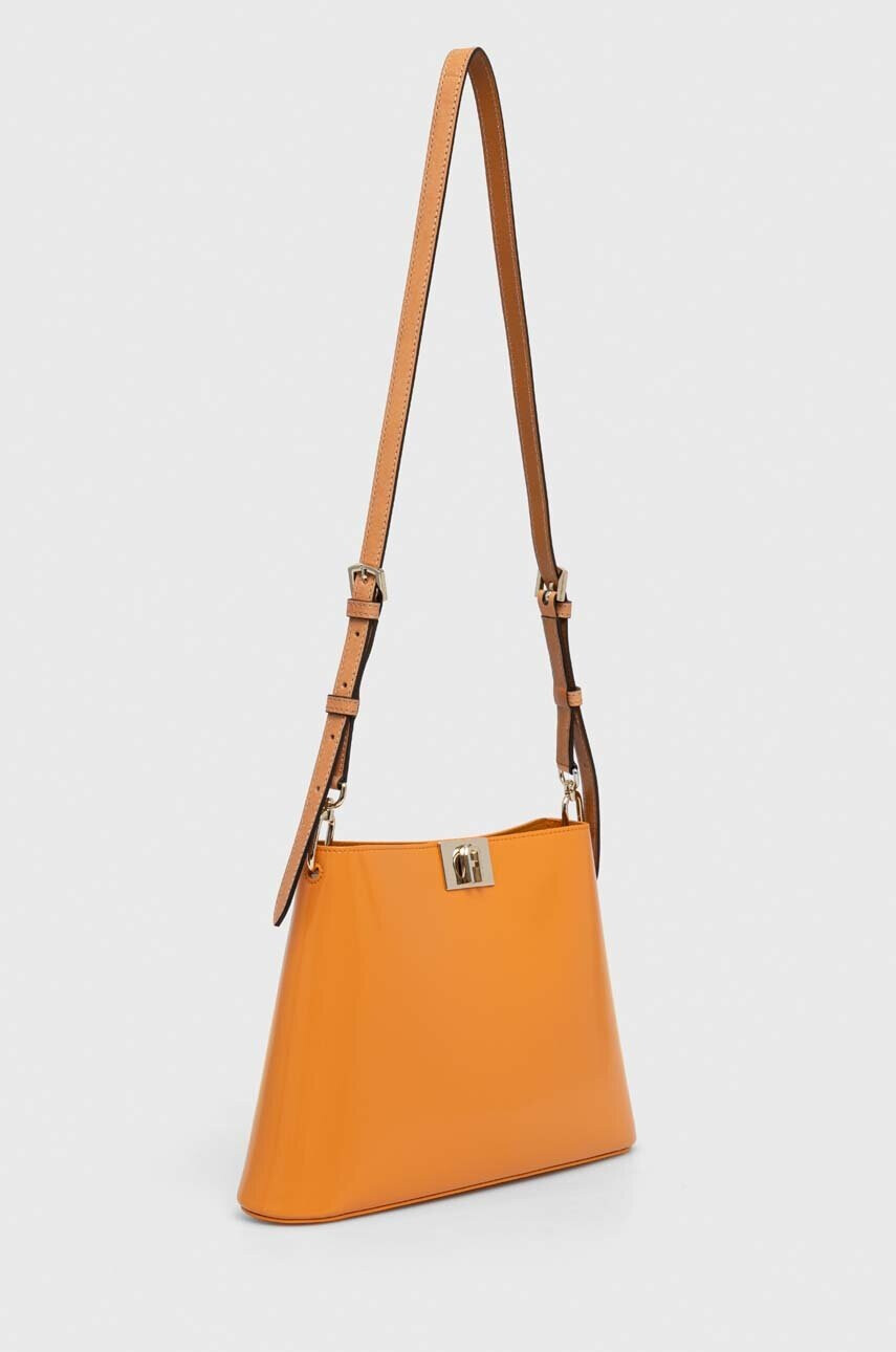 Furla Кожена чанта Fleur - Pepit.bg