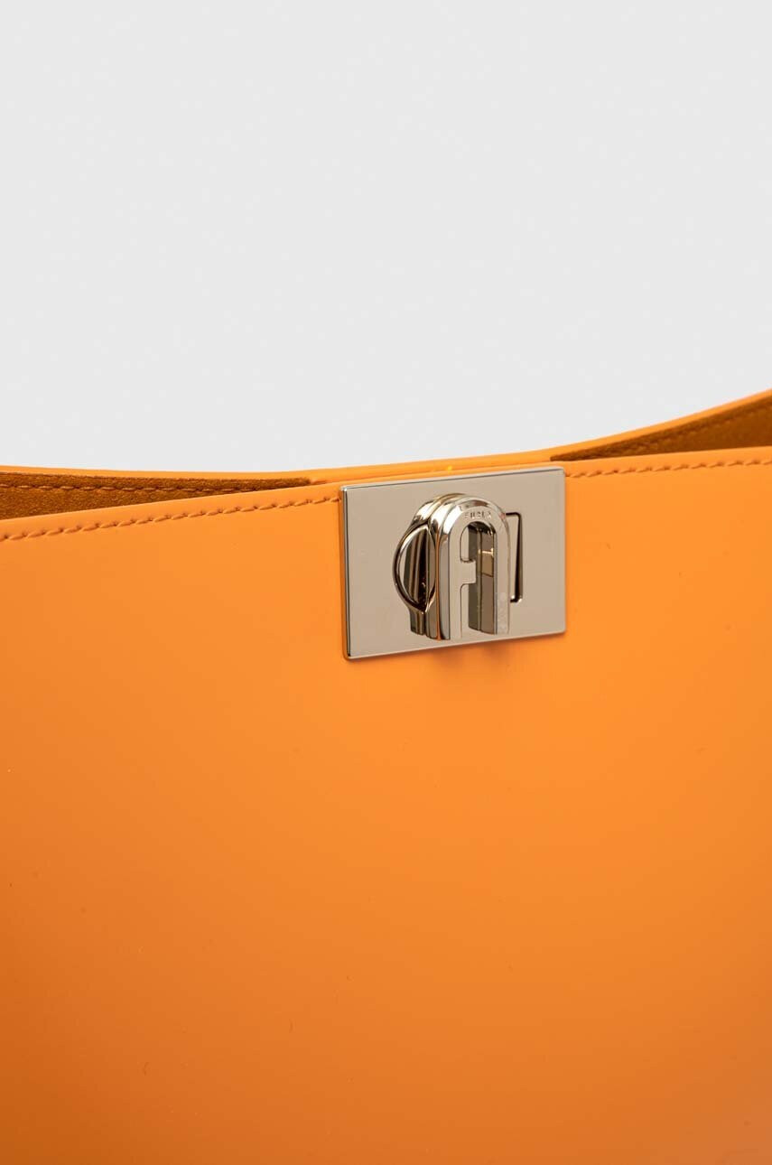 Furla Кожена чанта Fleur - Pepit.bg
