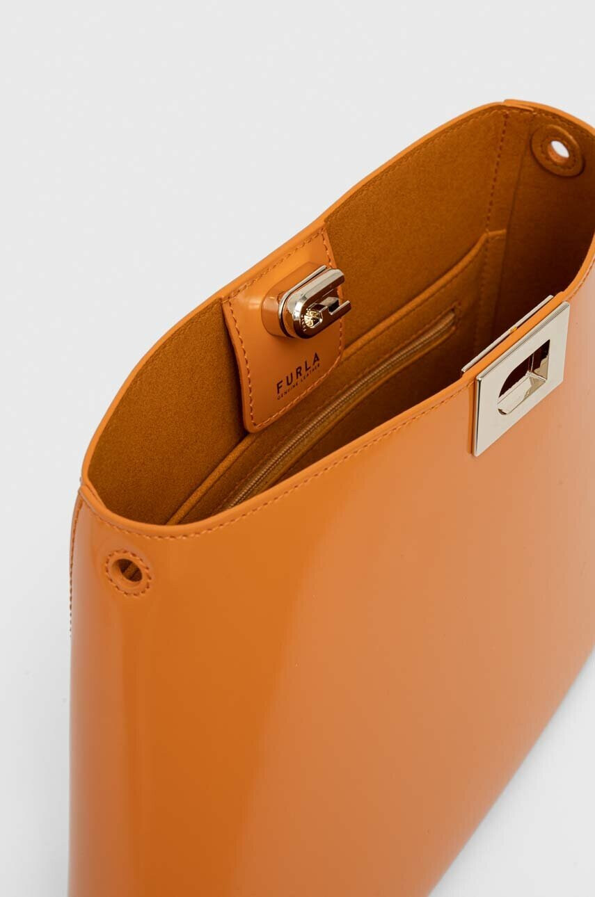 Furla Кожена чанта Fleur - Pepit.bg