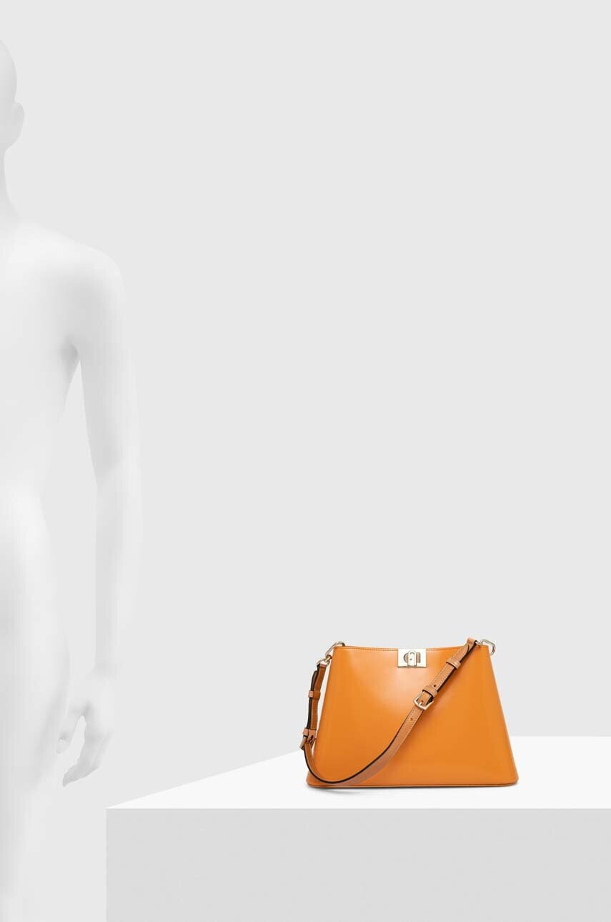 Furla Кожена чанта Fleur - Pepit.bg
