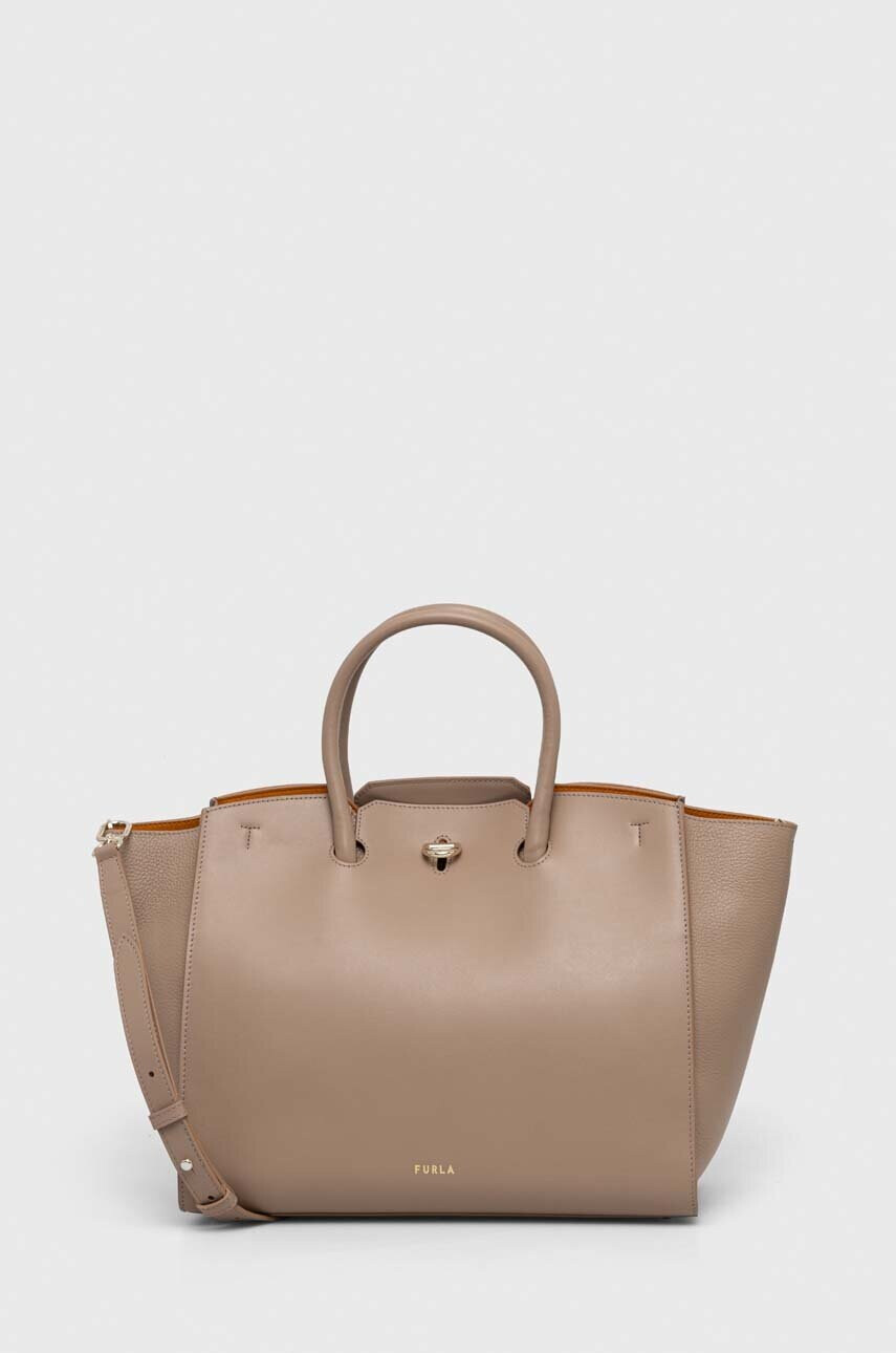 Furla Кожена чанта Genesi - Pepit.bg