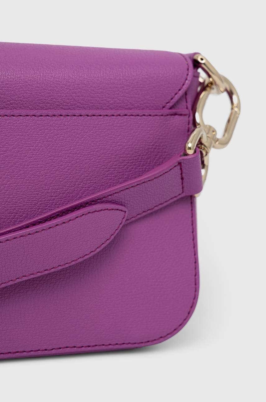Furla Кожена чанта Metropolis в лилаво - Pepit.bg